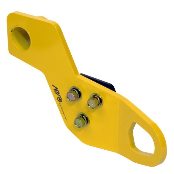 APIO アピオ しし狩りバンパー装着車用フロント右牽引フック・9mm厚 イエロー ジムニー / ジ...