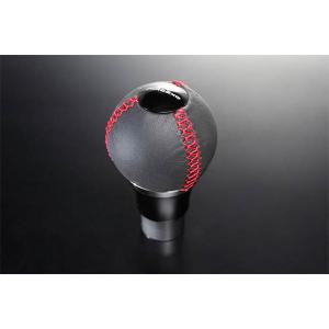 オートエクゼ オートエグゼ(AUTOEXE) シフトノブ レッドステッチ 球