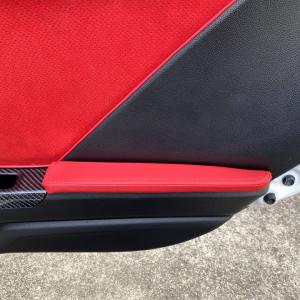 バックヤードスペシャル 幌カバージャケット カーボン調/レッド