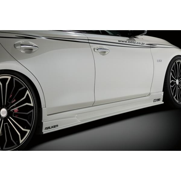 BLITZ ブリッツ エアロスピード サイドステップ FRP 未塗装 スカイライン RV37 R1....