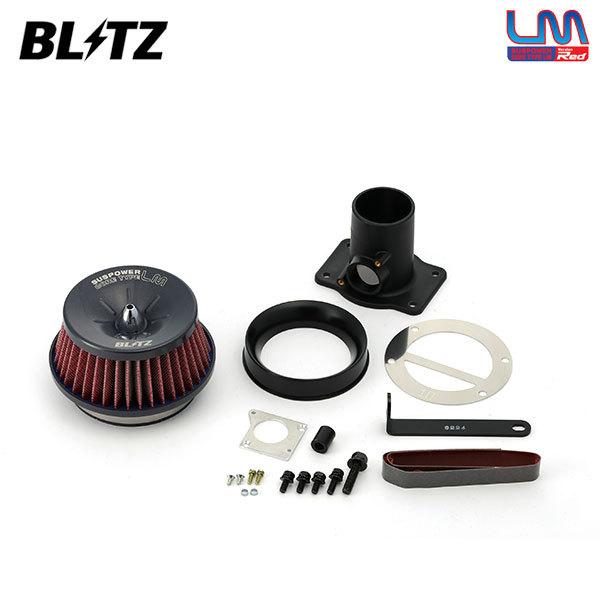 BLITZ ブリッツ サスパワー コアタイプLM レッド エアクリーナー  コルト Z27A Z27...