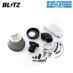 BLITZ（ブリッツ） サスパワー コアタイプLM ブルー エアクリーナー CR