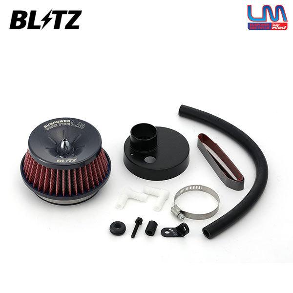 BLITZ ブリッツ サスパワー コアタイプLM レッド エアクリーナー  ハスラー MR31S M...