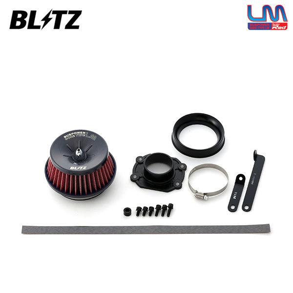 BLITZ ブリッツ サスパワー コアタイプLM レッド エアクリーナー  トール M900S R2...