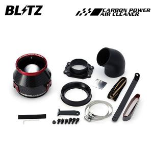 GT Car Produce BLITZ　HKS オリジナルエアクリーナーセット BLITZ（ブリッツ） カーボンパワーエアクリーナー N-VAN JJ1 JJ2 H30.7