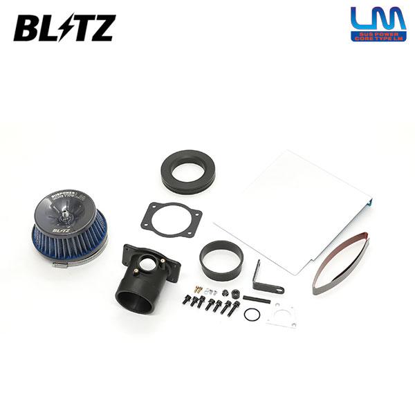 BLITZ ブリッツ サスパワー コアタイプLM ブルー エアクリーナー WRX S4 VBH R6...