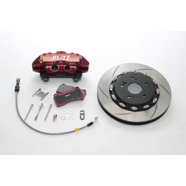 BLITZ ブリッツ ビッグキャリパーキットII フロント レーシングパッド仕様 シビック FL1 ...
