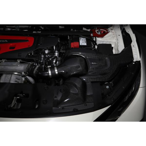 BLITZ ブリッツ カーボンインテークシステム シビック FK8 R2.10〜 K20C FF タ...