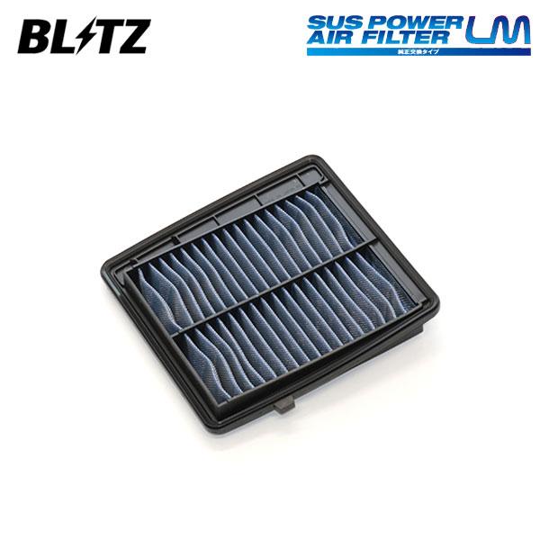 BLITZ ブリッツ サスパワー エアフィルター LM SH-710B フィット GR3 R2.2〜...