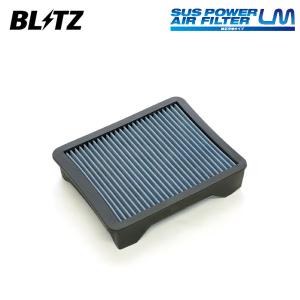 BLITZ ブリッツ サスパワー エアフィルター LM WT-164B ハイエースワゴン TRH219W H27.1〜 2TR-FE 4WD 17801-30070｜auto-craft