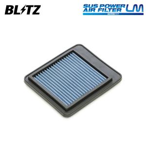 BLITZ ブリッツ サスパワー エアフィルター LM WH-704B N-BOXカスタム JF5 R5.10〜 S07B ターボ FF 17220-5YT-003｜auto-craft