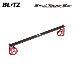 BLITZ（ブリッツ） ストラットタワーバー レッド リア用 WRX STI VAB