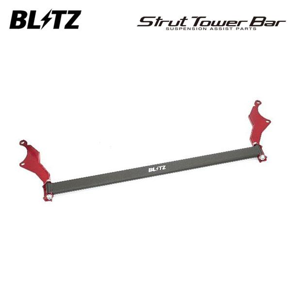 BLITZ ブリッツ ストラットタワーバー レッド フロント用 プリウス MXWH61 R5.3〜 ...