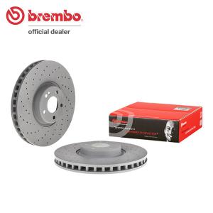 brembo ブレンボ ブレーキローター フロント用 メルセデスAMG Cクラス (W205) 205064 H28.6〜H29.6 C43 4マチック セダン
