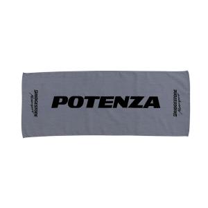 BRIDGESTONE ブリヂストン POTENZA FACE TOWEL グレー Fサイズ｜auto-craft