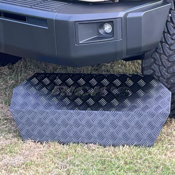 リミテッドチトセ RICK'S スキッドプレート アルミ製カチオン黒塗装（板厚2.3mm） ランドク...