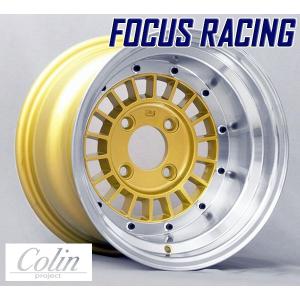 [COLIN PROJECT] 旧車ホイール 1本 フォーカスレーシング スポーク GOLD 14×10.0J 4H PCD114.3 -38｜auto-craft