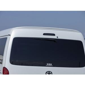 TRD リヤバンパースポイラー ホワイトパールCS(070) ハイエースバン