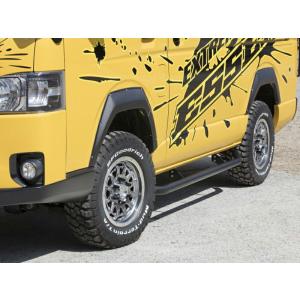 TRD マッドフラップ ブラック ハイエースバン KDH20# KDH211 KDH22