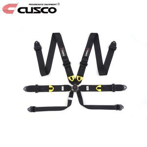 CUSCO クスコ レーシングハーネス 6-Point ブラック｜オートクラフト