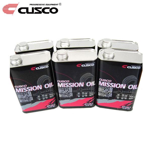 CUSCO クスコ ミッションオイル 75W-85 1L×6缶