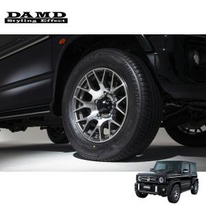 DAMDOlittle G. WHEEL タイヤ4本セット16x6J DAMD ダムド little G ホイール ( 16×6J -5 ) 4本セット ブラック