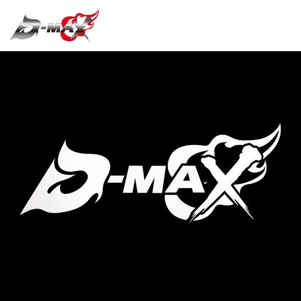 D-MAX ステッカー ホワイト 大