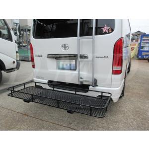 DMD ヒッチメンバー3本出し(ヒッチ＋キャリア) E級 ハイエース 200系