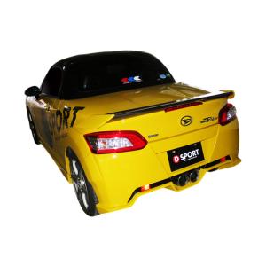 DーSPORT D-SPORT リヤロアスカート 未塗装品 コペンCero LA400K 15.06