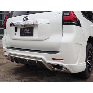 TRD リヤバンパースポイラー ブラック(202) ランドクルーザープラド