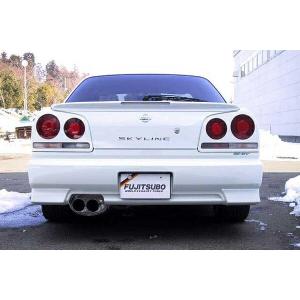 日産 ER34 ENR34 HR34 スカイライン 4ドア NA用 砲弾マフラー ER34 スカイライン 4ドア セダン ターボ用 砲弾マフラー 出口