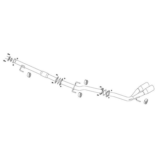 FUJITSUBO フジツボ マフラー A-S ハイラックス 3DF-GUN125 R3.10〜 2...