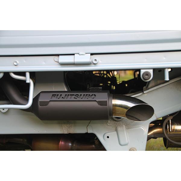 FUJITSUBO フジツボ マフラー A-K マットブラックサイレンサー ハイゼットトラック 3B...