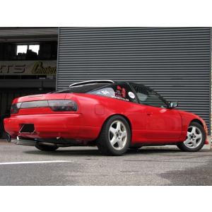 S13 シルビア/180SX SR20DET ターボ用 砲弾マフラー 出口ロングタイプ