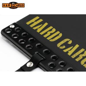 HARD CARGO ハードカーゴ マッドフラップ ブラックアルマイト×カーキロゴ 2枚/セット エブリイバン DA17V 北海道・沖縄・離島は要確認