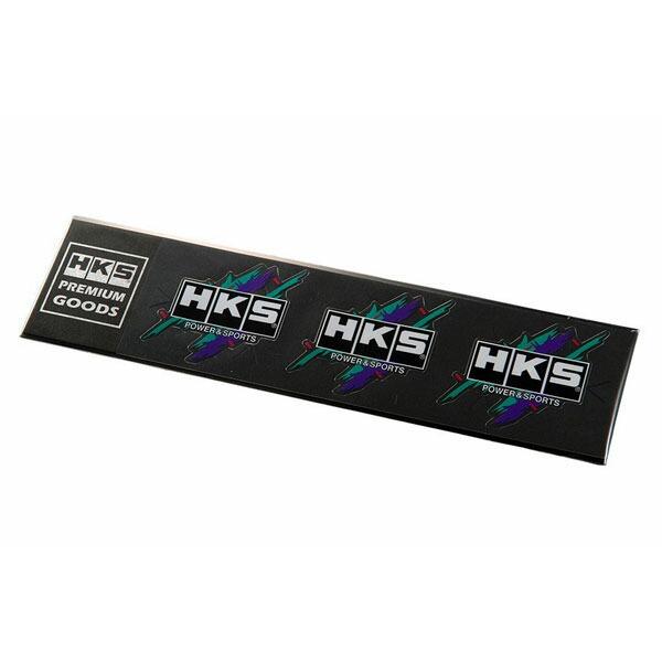 HKS ステッカー SUPER RACING 3枚入 70mm×65mm