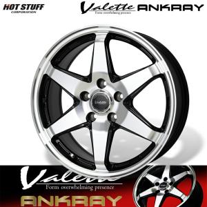 HOTSTUFF ヴァレット アンクレイ ブラックポリッシュ (BP) 12×4.00B 4H