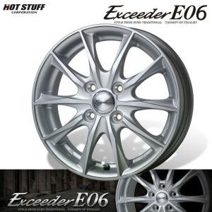 HOTSTUFF エクシーダーE06 18×8.0J 5H PCD114.3 +41 トヨタ平座ナット