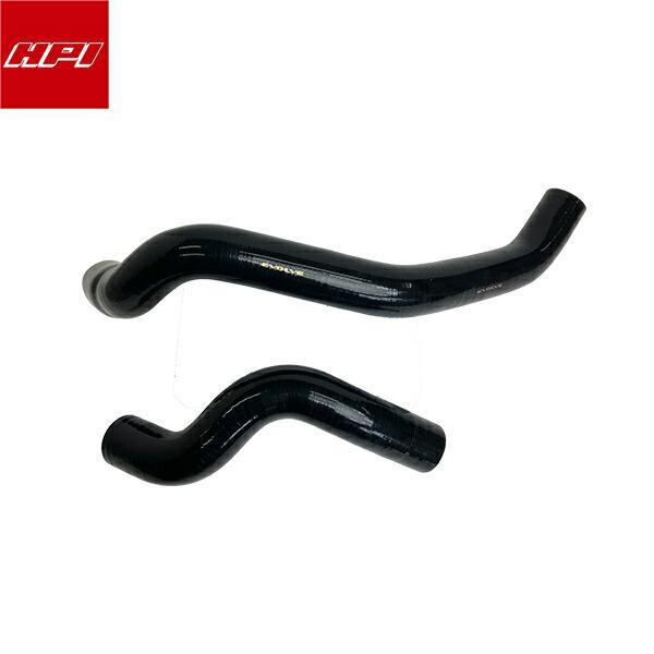 HPI ラジエターホース ブラックシリコン/EVOLVEロゴ ステージア WGNC34 RB25DE...