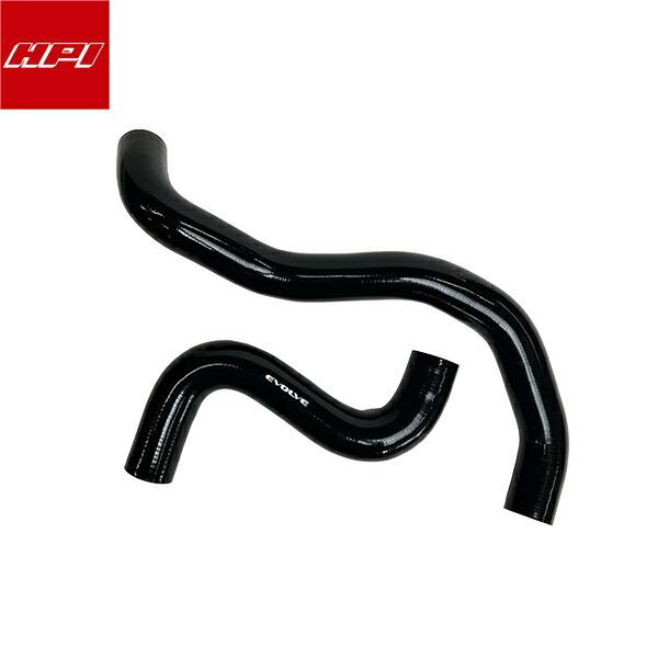 HPI ラジエターホース ブラックシリコン/EVOLVEロゴ GT-R R35 VR38DETT