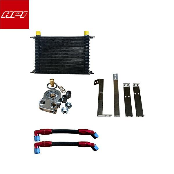 HPI ドロンカップ式 オイルクーラーキット 13段 左フェンダー スカイラインGT-R BNR34...