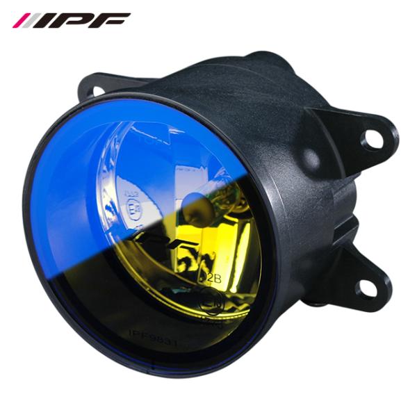 IPF 983 丸形90φマルチリフレクター H11 12v 55w ゴールドレンズ 1個入り