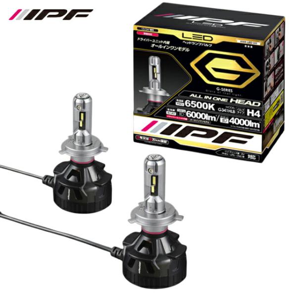 IPF LEDヘッドランプバルブ Gシリーズ H4 オールインワンモデル 6500k