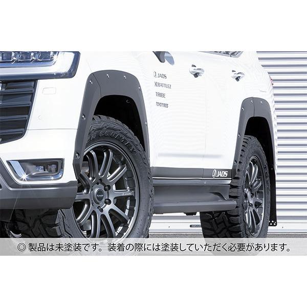 JAOS ジャオス フェンダーガーニッシュ type-X 未塗装品 ランドクルーザー FJA300W...