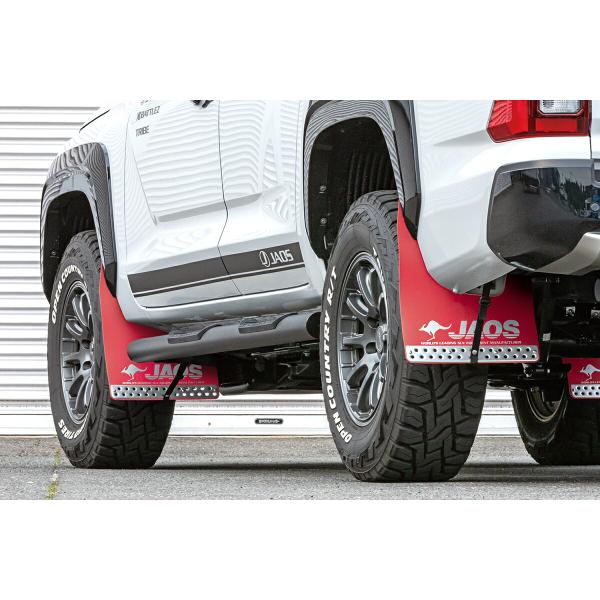 JAOS ジャオス マッドガードIII 1台分セット レッド トライトン LC2T 2024/2〜 ...