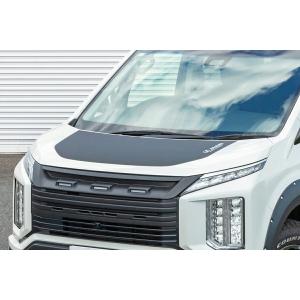 JAOS ボンネットディフレクター カーボン調 デリカ D:5 19+