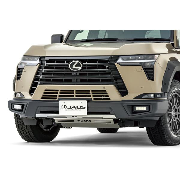 JAOS ジャオス フロントバンパーガード 塗装品 マットブラック レクサス GX550 VJA25...