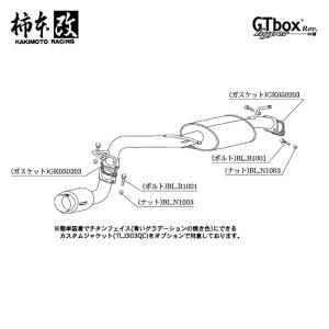 柿本改 マフラー hyper GTbox Rev. アルトラパン TA-HE21S ターボ K6A 4WD 02/10〜07/5 5MT/4AT 個人宅不可 北海道・離島は要確認