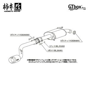 柿本改 マフラー GTbox 06&S ワゴンR 5AA-MH95S ハイブリッド R06D