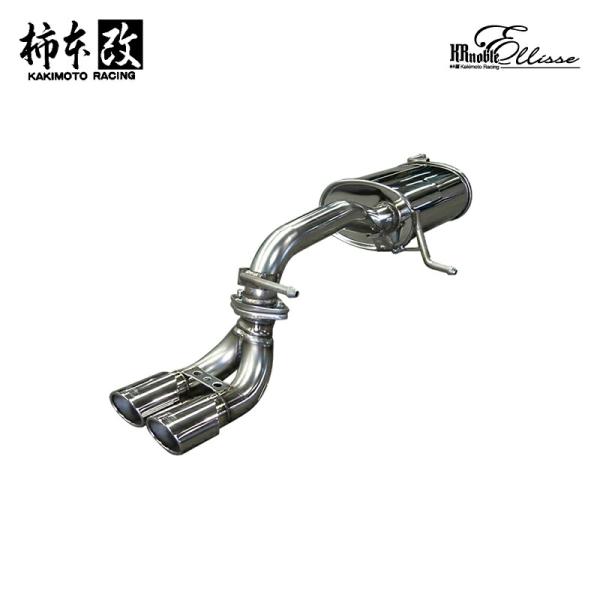 柿本改 マフラー KRnoble Ellisse クリスタル ワゴンR DBA-MH23S 0.66...
